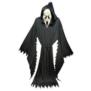 Scream 4 Ghost Face Costume Adult Halloween Horror Mask Robe Easter Unltd 2010